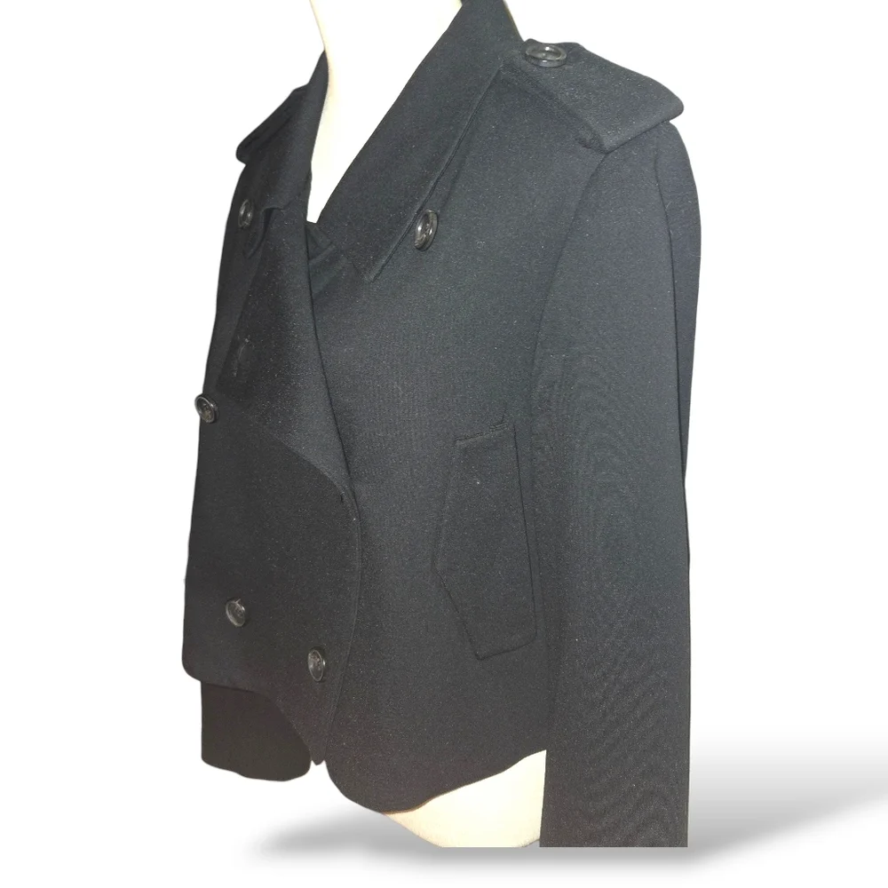 LUCKY BRAND cropped ponte blazer